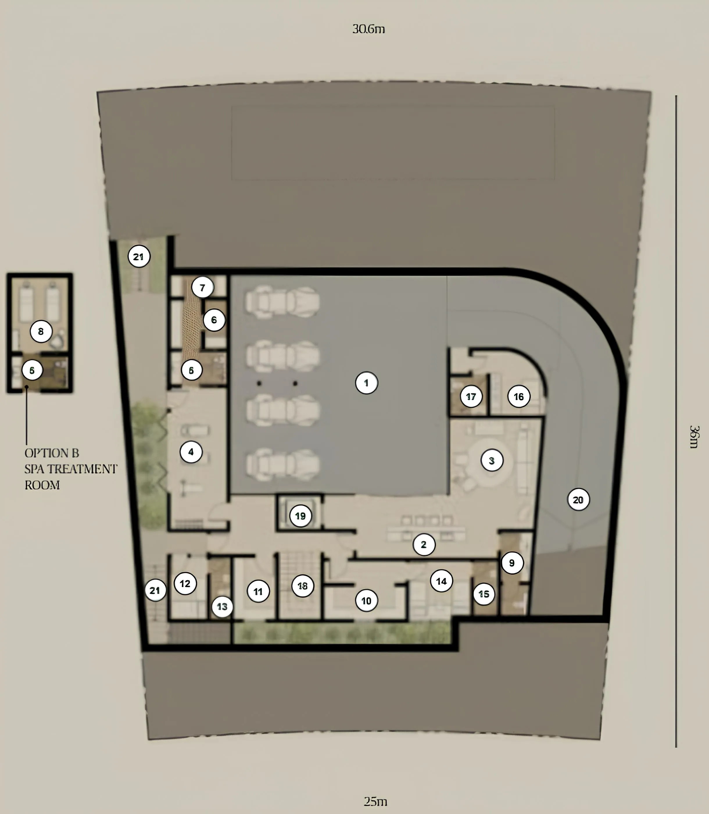 Nawayef Mansions by Modon Properties 5 bed floor plan, 12,886 sqft