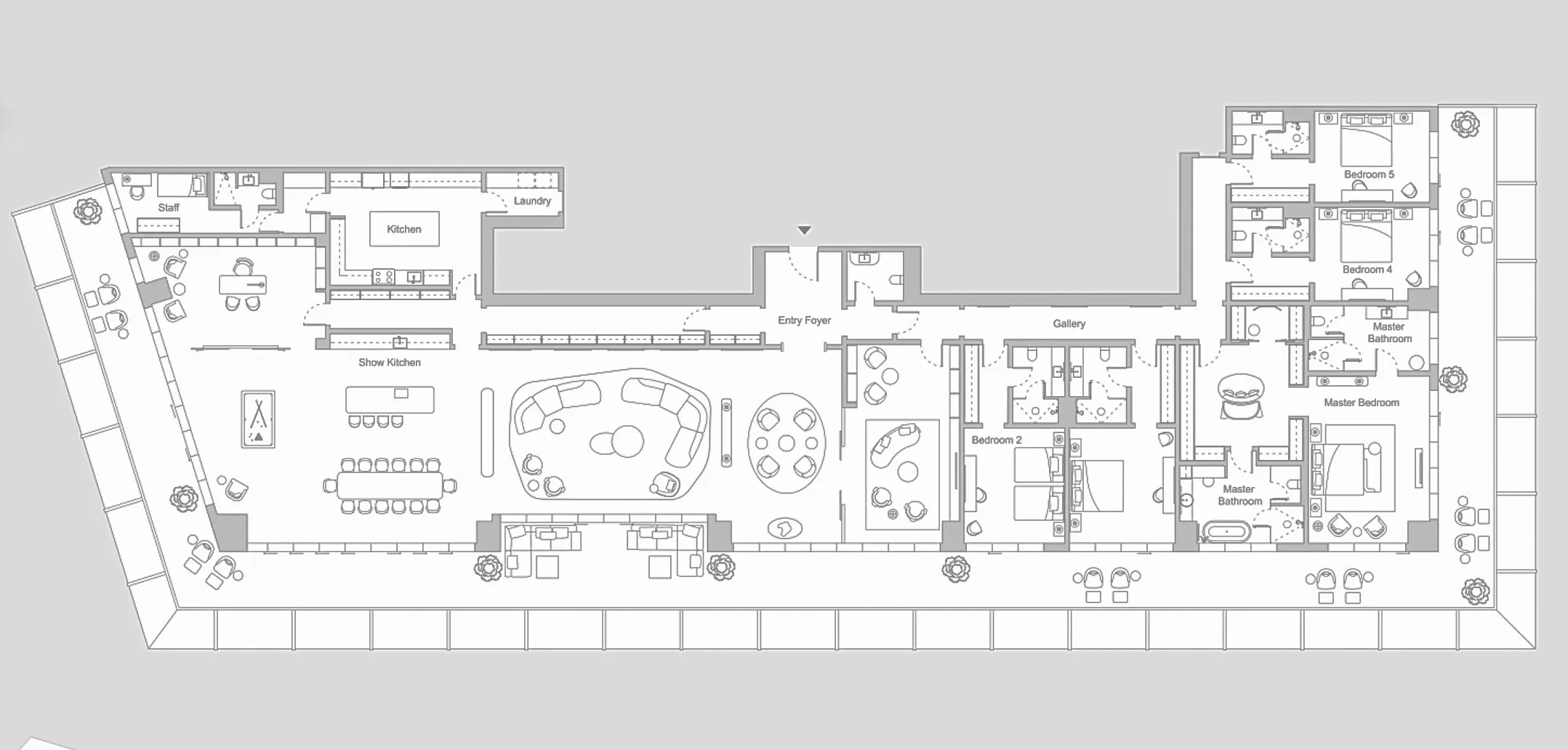 Four Seasons Private Residences DIFC 5 bed floor plan, 10,064 sqft