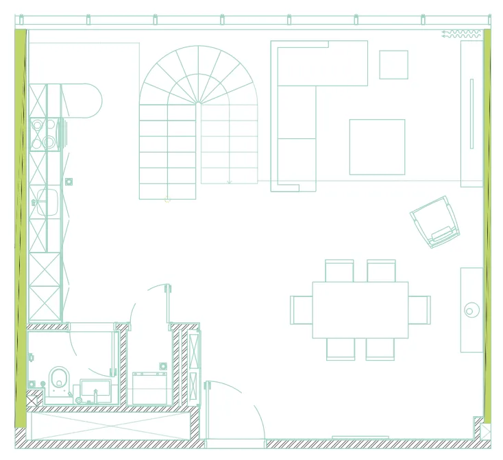 The Pad by Omniyat 2 bed floor plan, 1,523 – 1,609 sqft