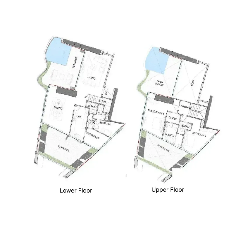 Safa One de Grisogono 2 bed floor plan, 3,395 sqft