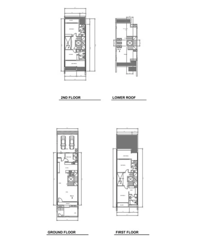 Veranda Collection 2 3 bed floor plan, 3,191 sqft