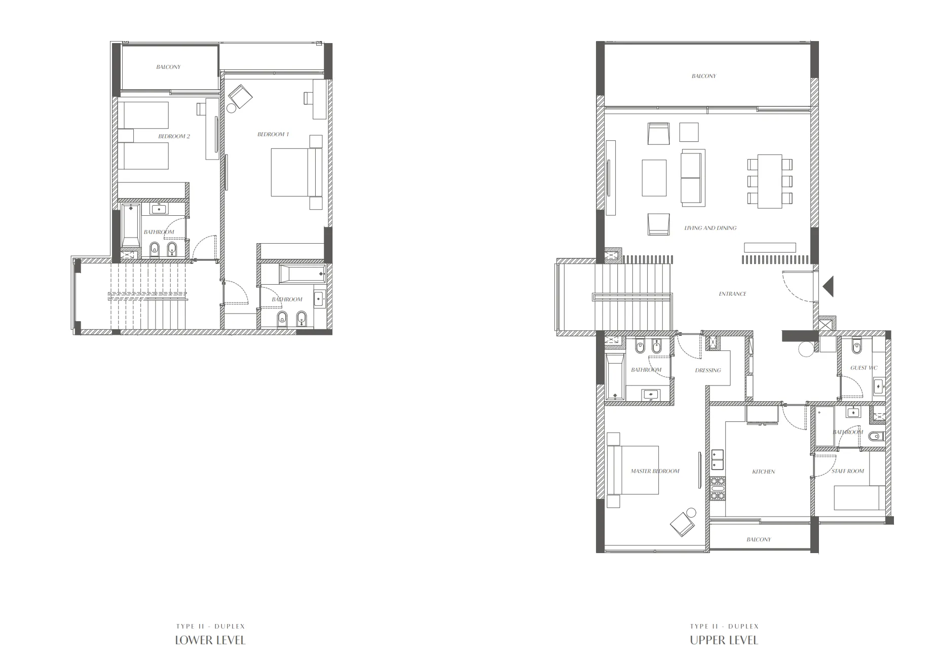 Sealine Residence 3 bed floor plan, 2,817 – 2,862 sqft