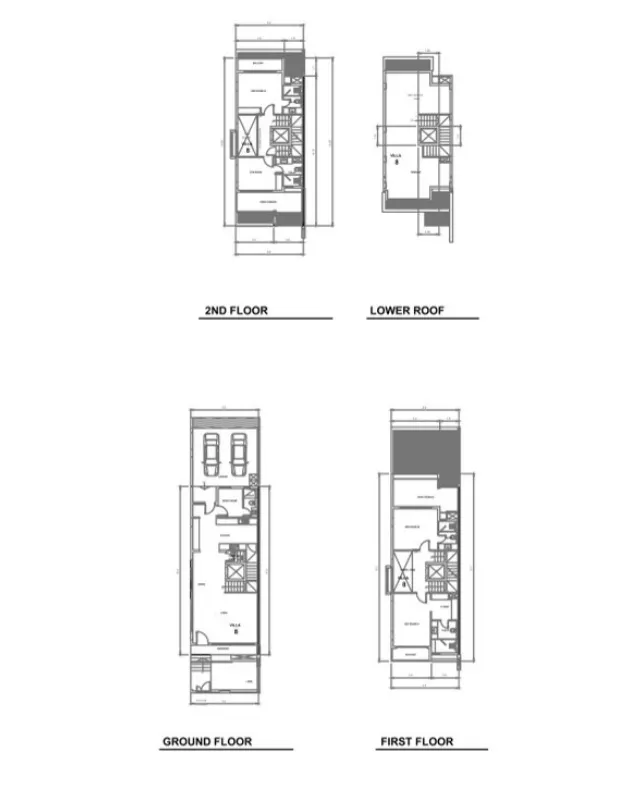 Veranda Collection 2 3 bed floor plan, 3,243 sqft
