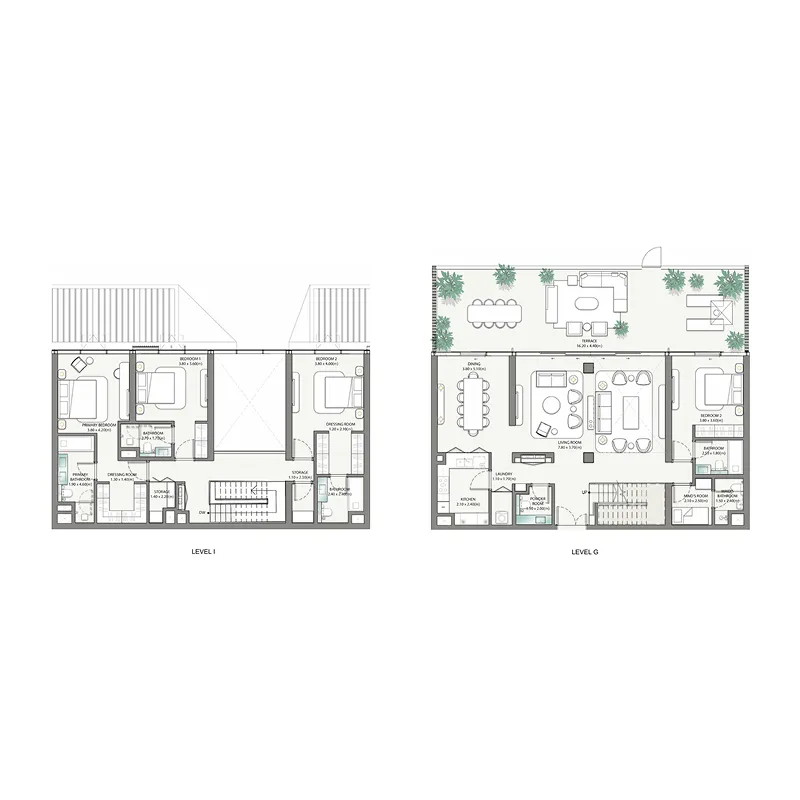 Palm Central Private Residences 4 bed floor plan
