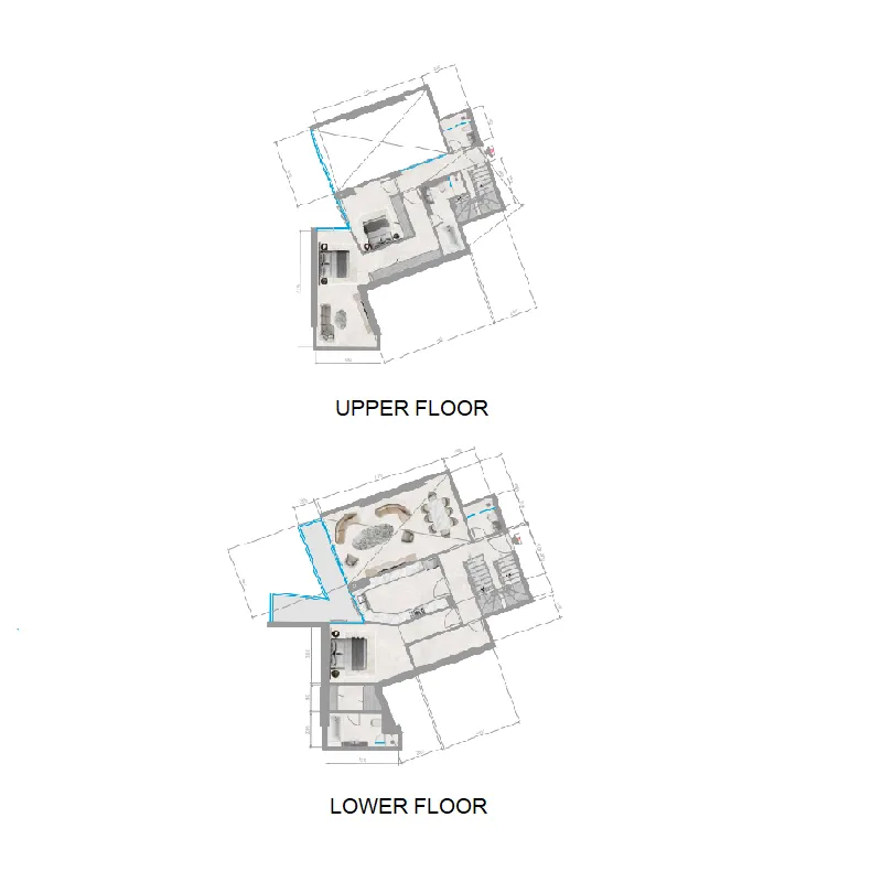 Orchid Towers Phase 1 3 bed floor plan, 2,254 sqft