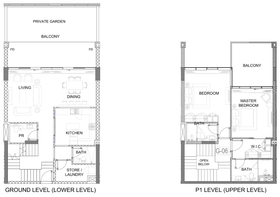 Golf Greens 2 bed floor plan, 2,488 sqft