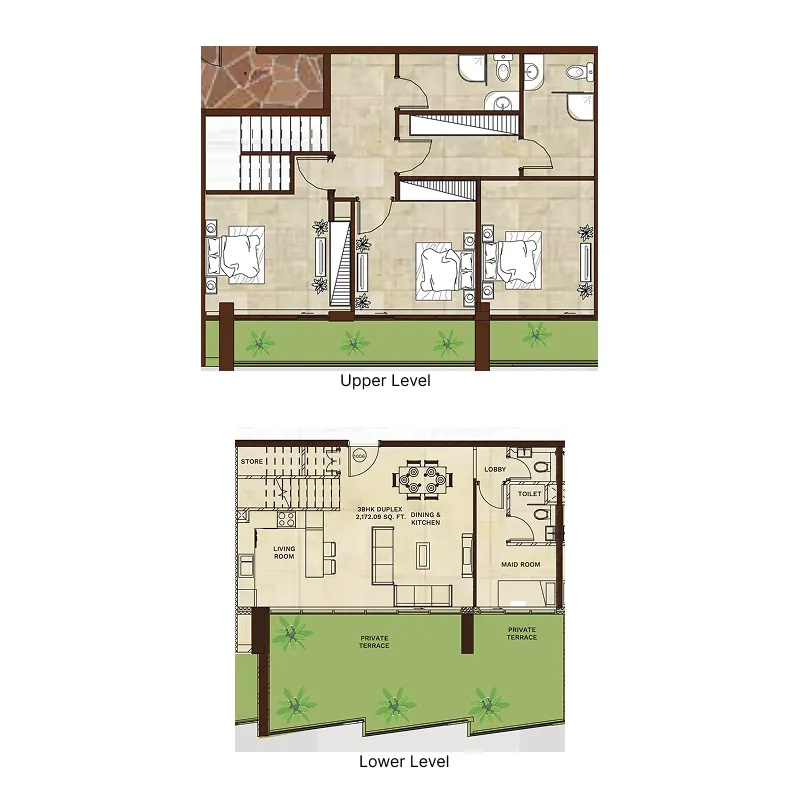 Gateway by Premier Choice 3 bed floor plan, 2,141 sqft
