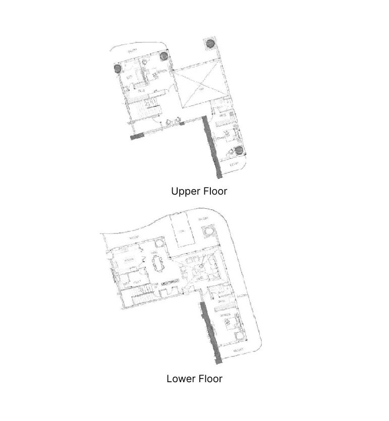 Damac Bay 2 3 bed floor plan, 4,376 sqft
