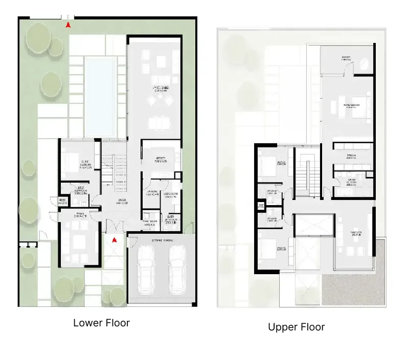 Masaar 3 Sedra 4 bed floor plan, 4,356 sqft