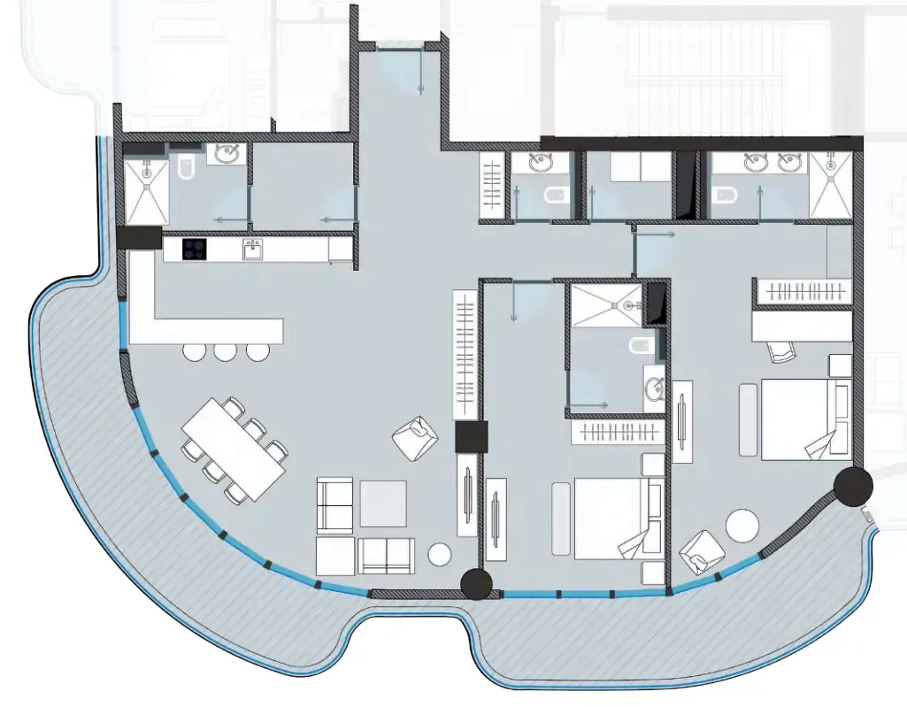 NEXT Coral 2 bed floor plan, 1,983 sqft