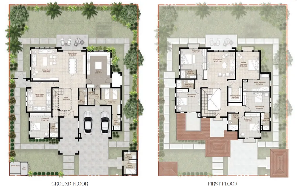 Bloom Living 1 - Cordoba 6 bed floor plan, 5,541 sqft