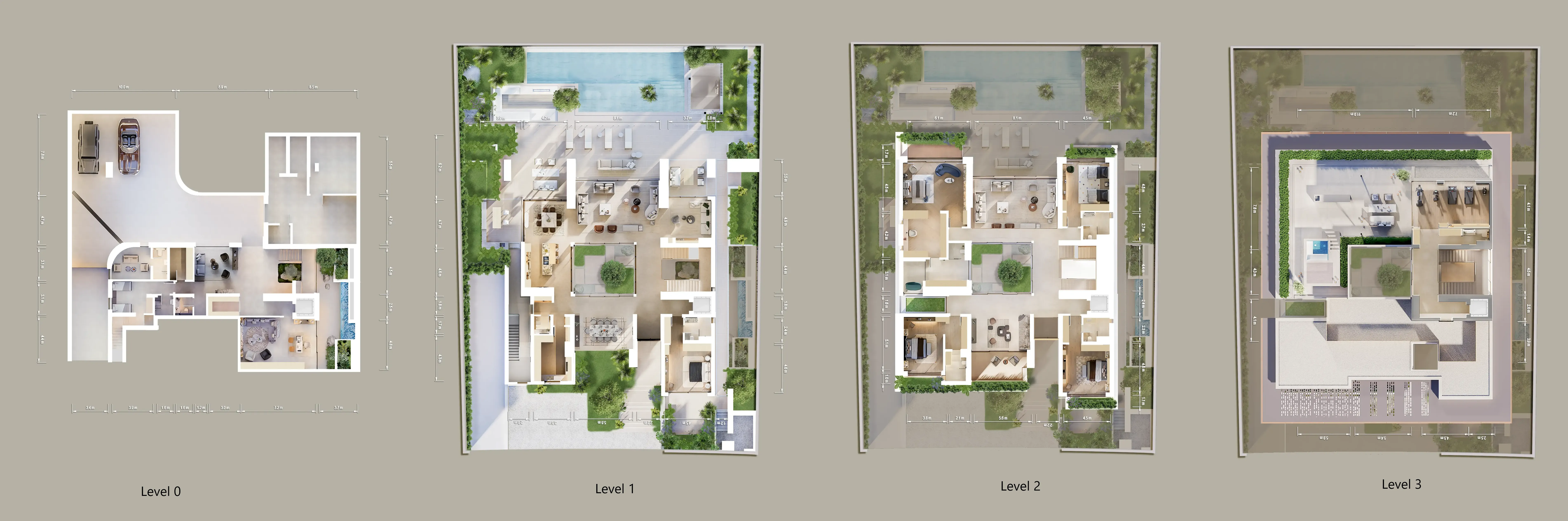 The Wilds 5 bed floor plan, 4,446 – 15,288 sqft