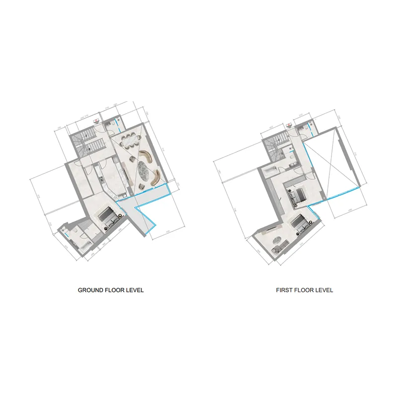 Orchid Towers Phase 1 3 bed floor plan, 2,256 sqft