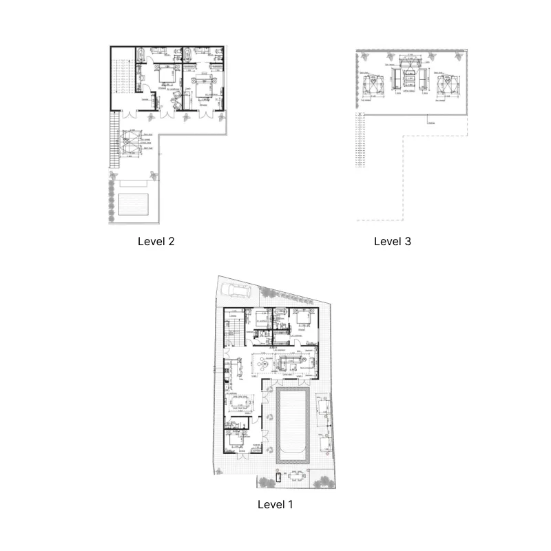 Royalin Villas 5 bed floor plan, 2,745 sqft