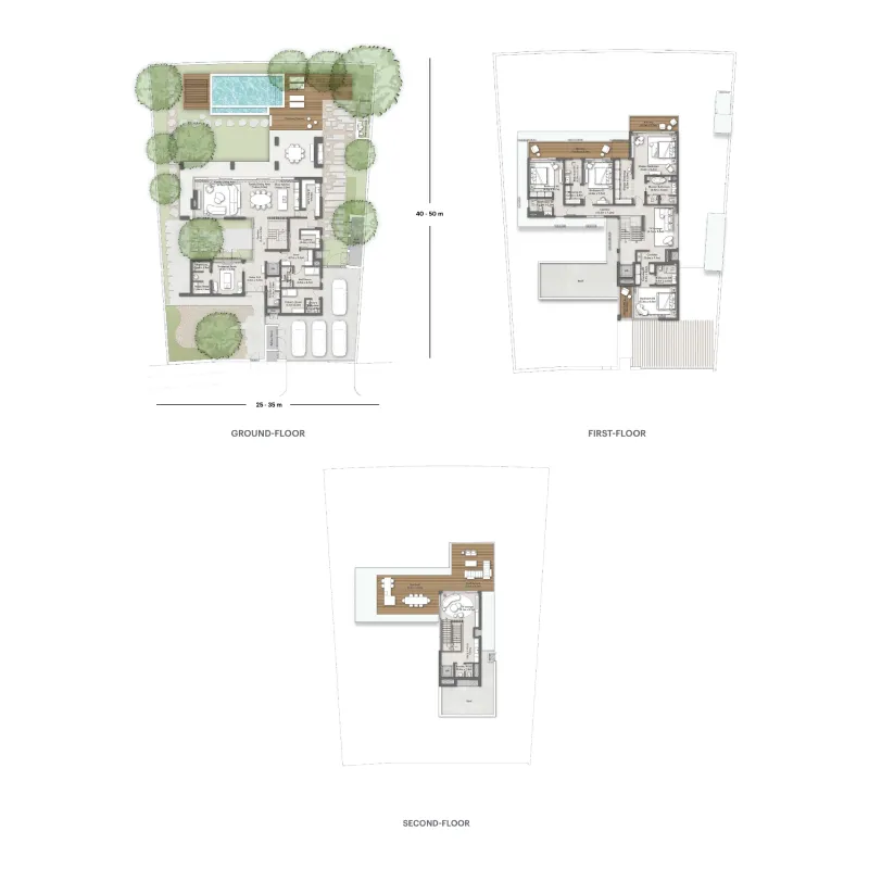 Sha Residence Emirates 5 bed floor plan, 10,253 – 10,738 sqft