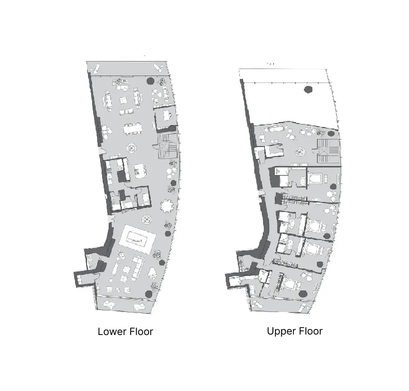Six Senses Residence 4 bed floor plan, 10,064 sqft