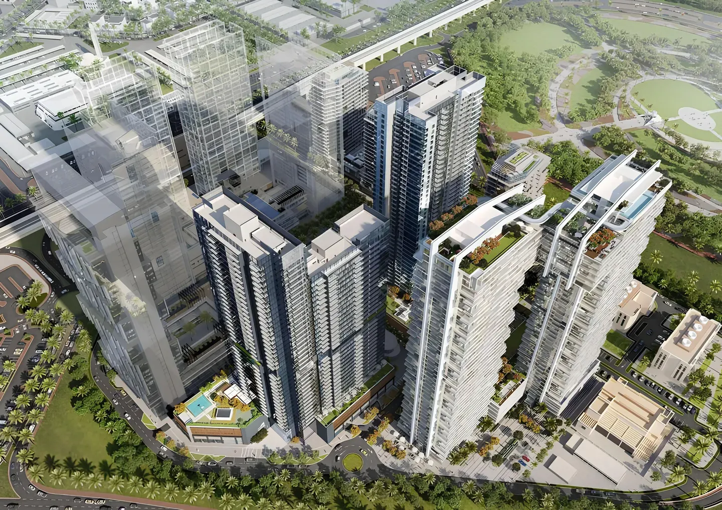 Wasl 1 Park Views Residences Tower B — 3