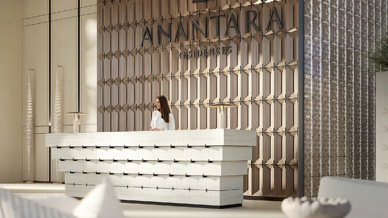 The Anantara Residences lobby